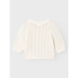 Lil'Atelier Coconut Milk Johanna Wrap Knit