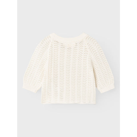 Lil'Atelier Coconut Milk Johanna Wrap Knit