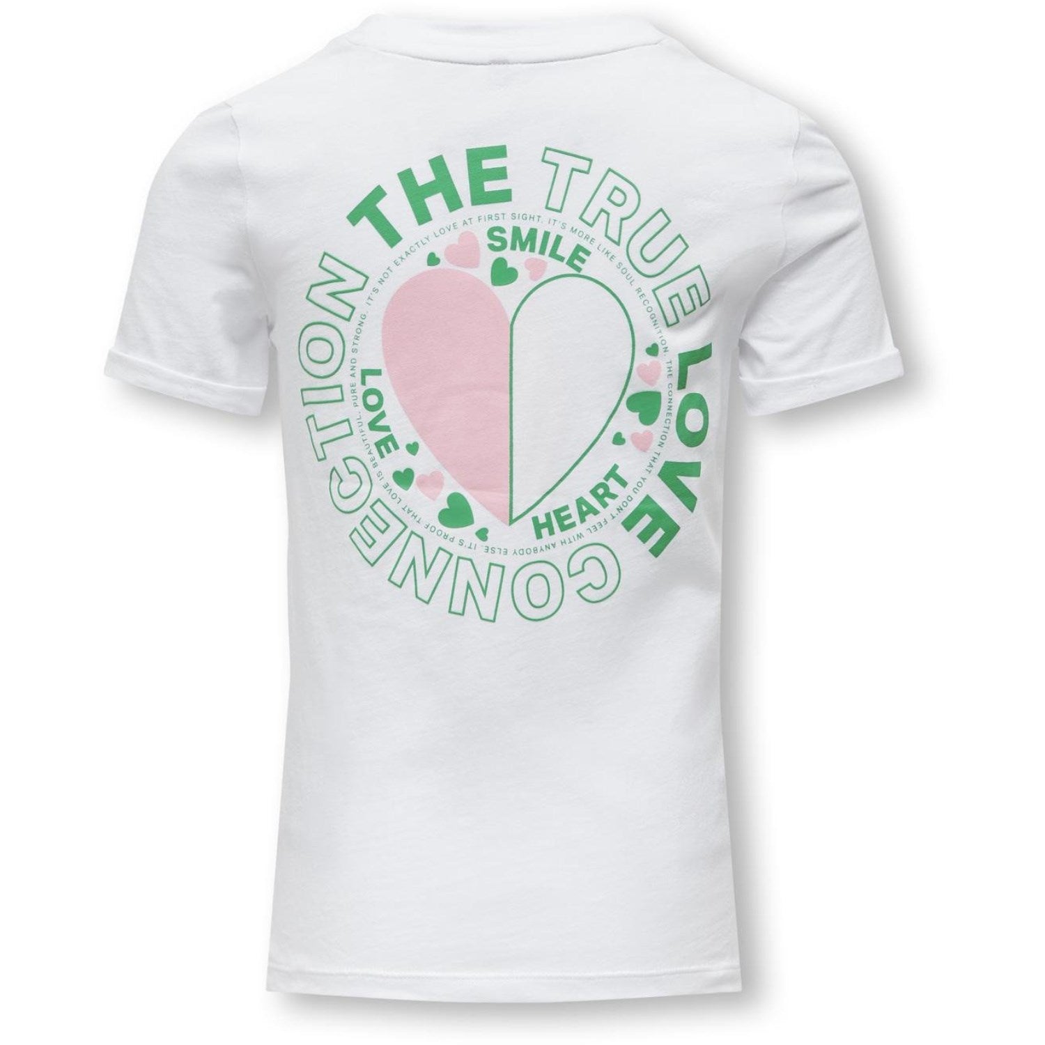 kids ONLY Bright White Love Ina Reg Fold-Up T-Shirt