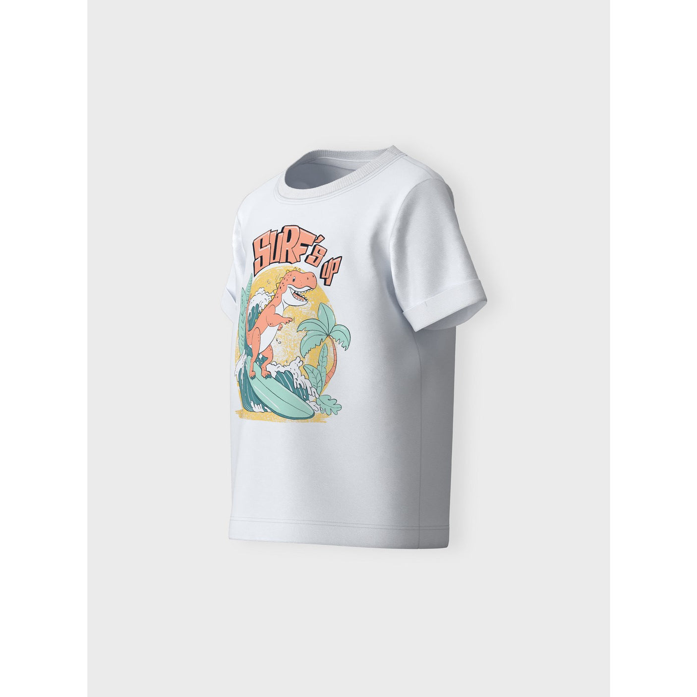 Name It Bright White Surfs Up Vux T-Shirt