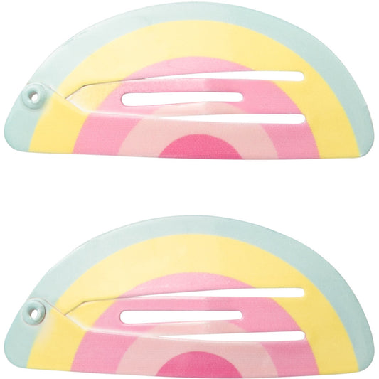 Name It Parfait Pink Rainbow Hairclip 2-pack