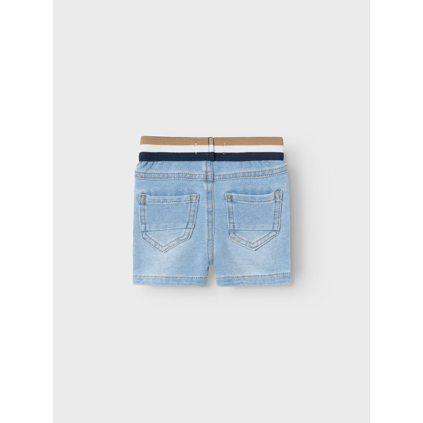 Name It Light Blue Denim Silas Sweat Denim Long Shorts