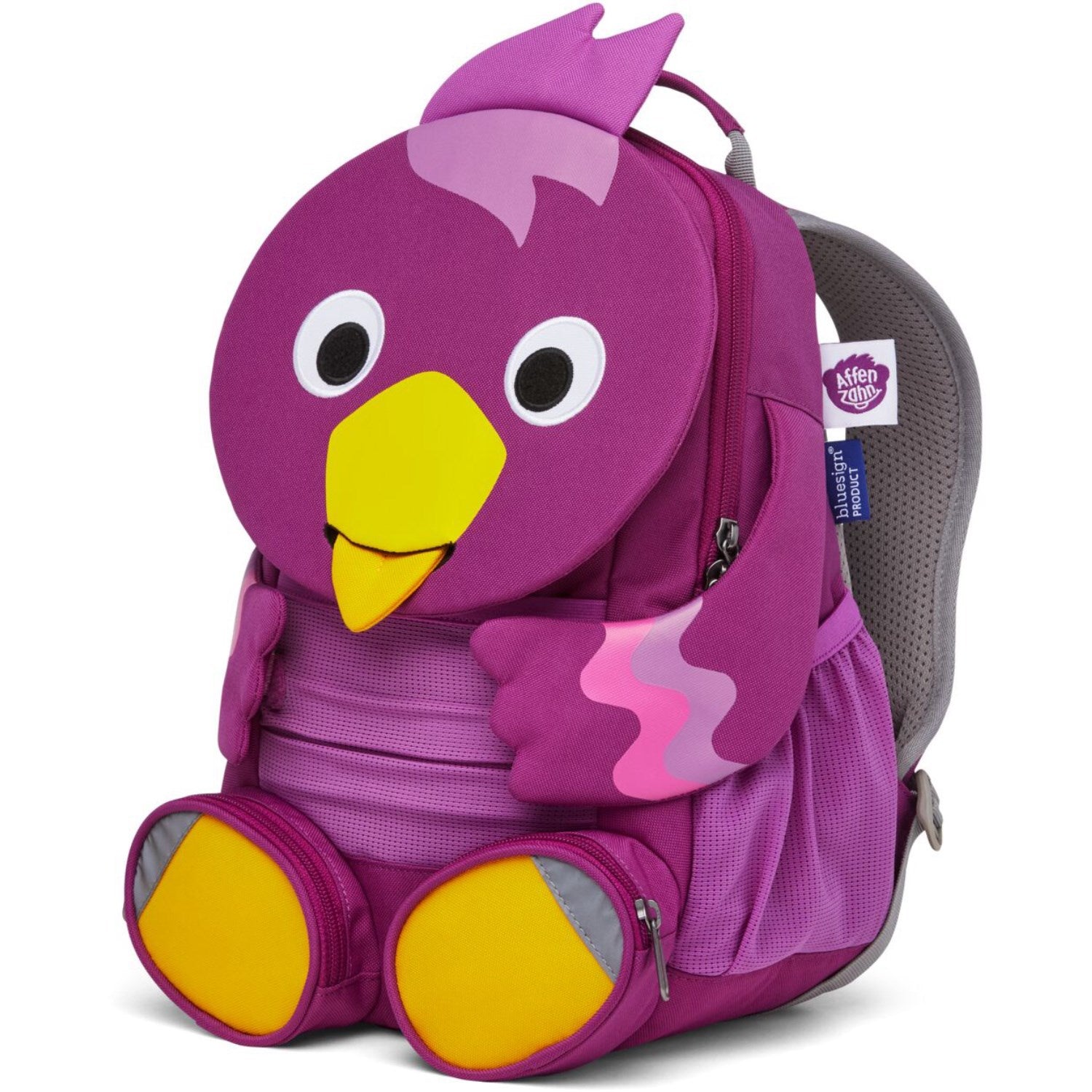 Affenzahn Kindergarten Backpack Large Purple Bibi Bird 10