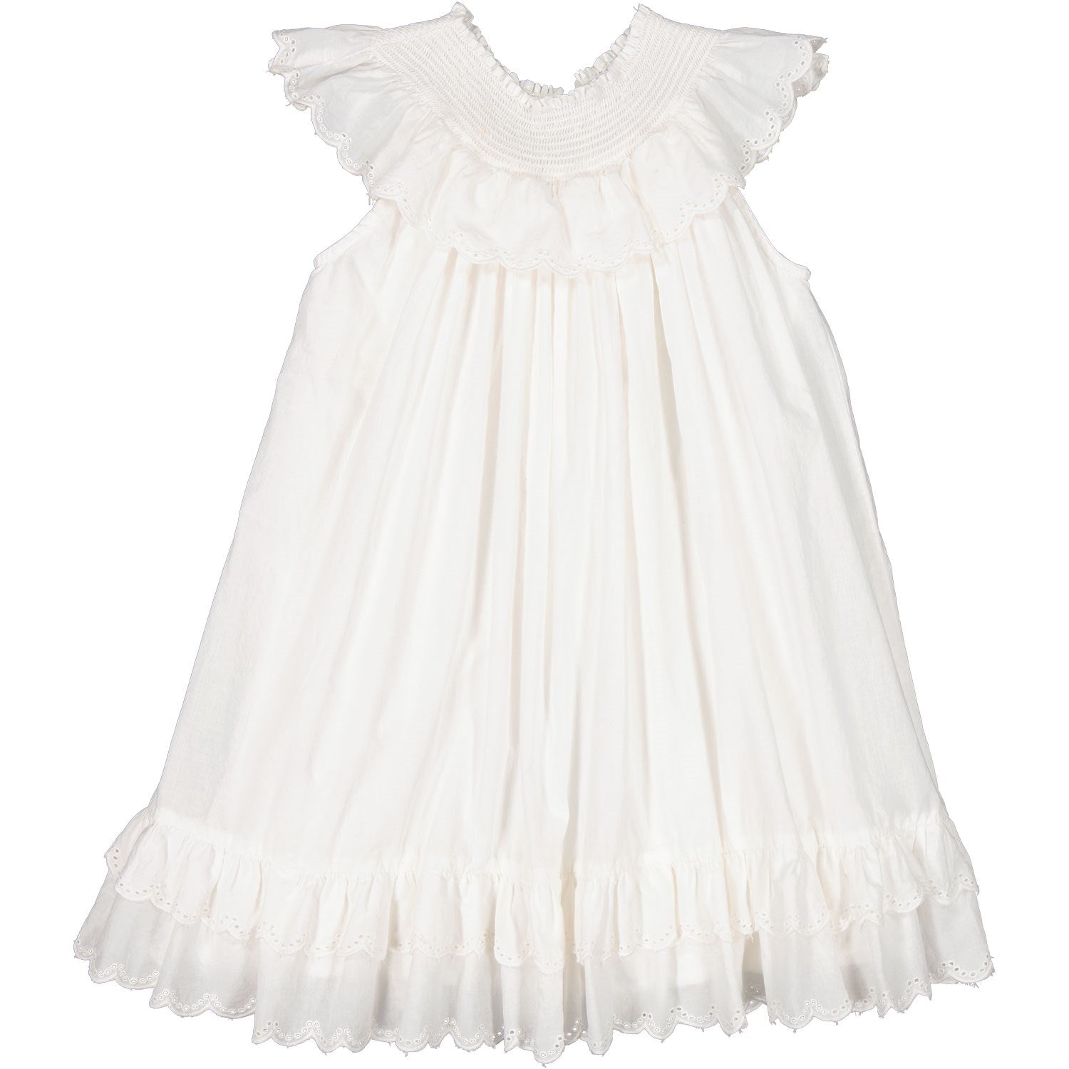 MarMar Broderie Anglaise Cloud Druse Frill Dress