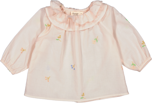 MarMar Cotton Embroidery Spring Embroidery Tonella Shirt