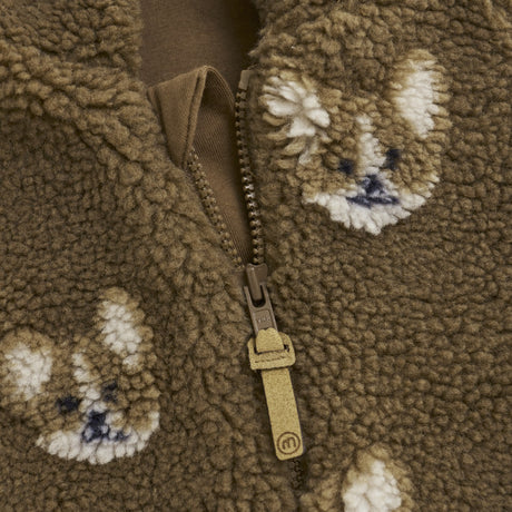 Minymo Sepia Jacket Teddy