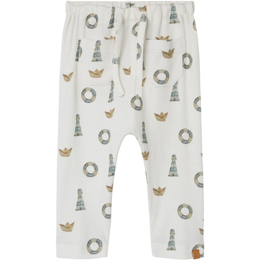 Lil'Atelier Coconut Milk Lighthouse Gavo Loose Pants