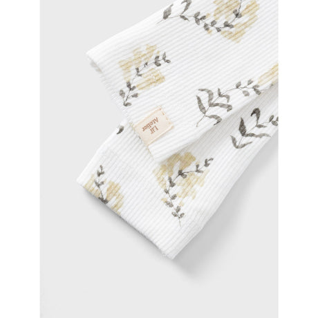 Lil'Atelier Coconut Milk Yellow Flower Gavo Slim Legging