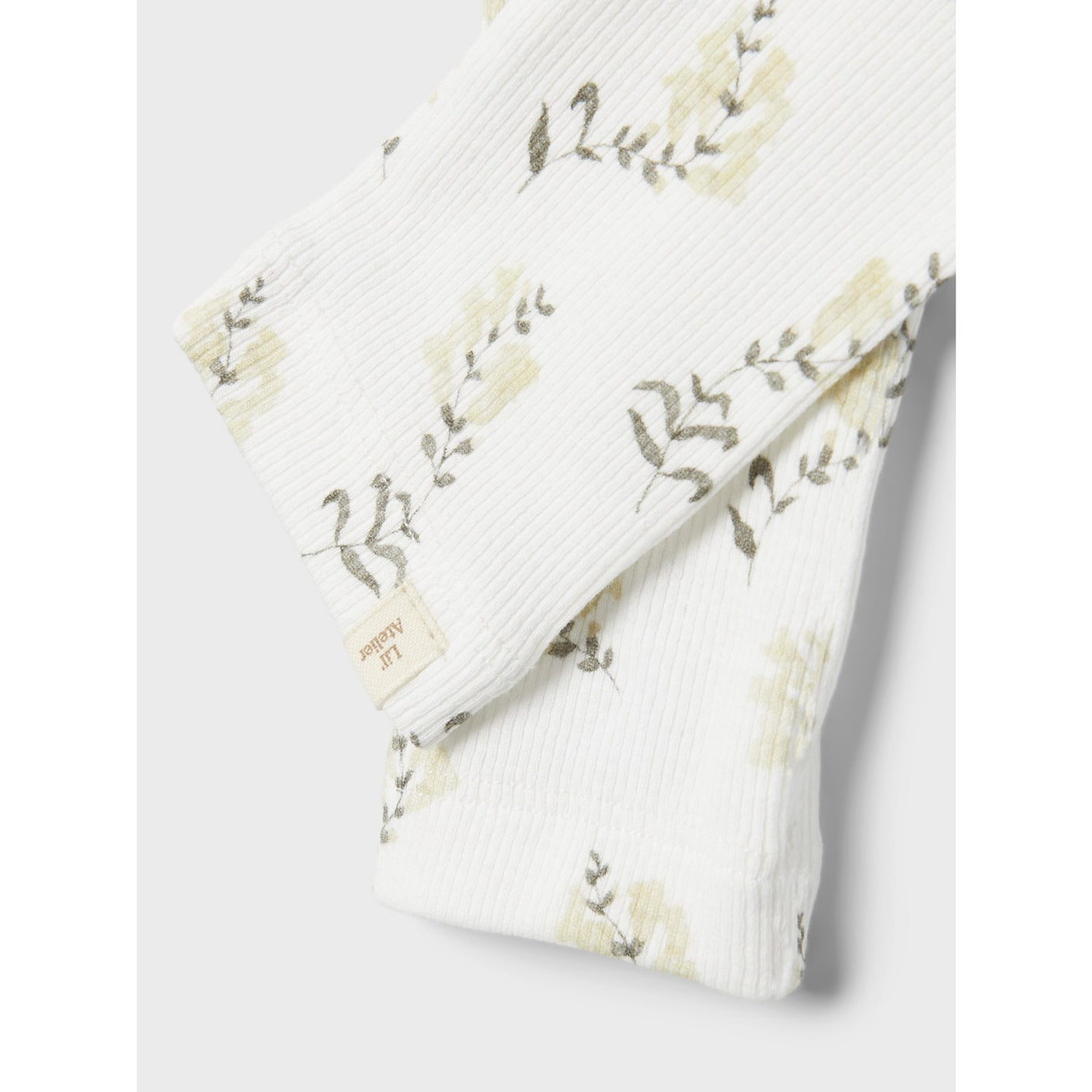 Lil'Atelier Coconut Milk Yellow Flower Gavo Slim Legging