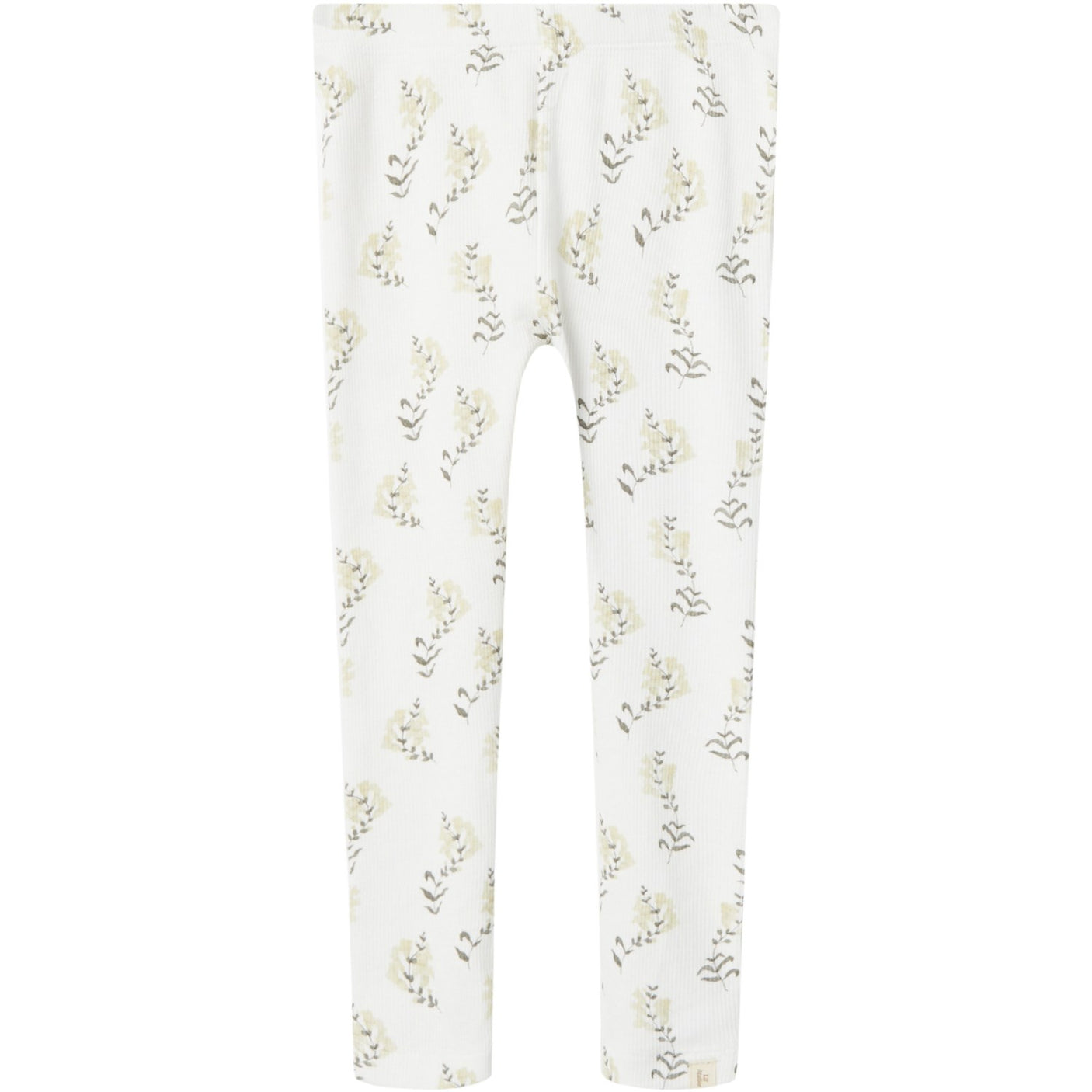 Lil'Atelier Coconut Milk Yellow Flower Gavo Slim Legging