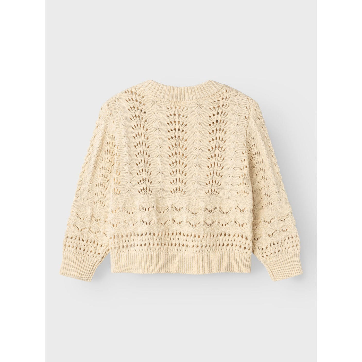 Lil'Atelier Bleached Sand Lale Knit Blouse