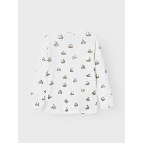 Lil'Atelier Coconut Milk Boat Gavo Slim Blouse