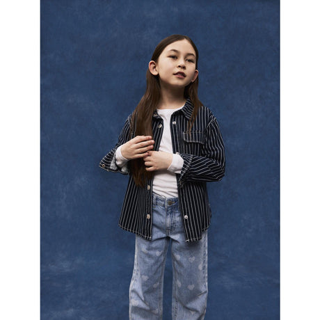 Name It Dark Sapphire Mine Twill Oversize Overshirt