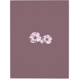 Name It Grape Shake Nightsuit 2-pack Zip Grape Flower Noos