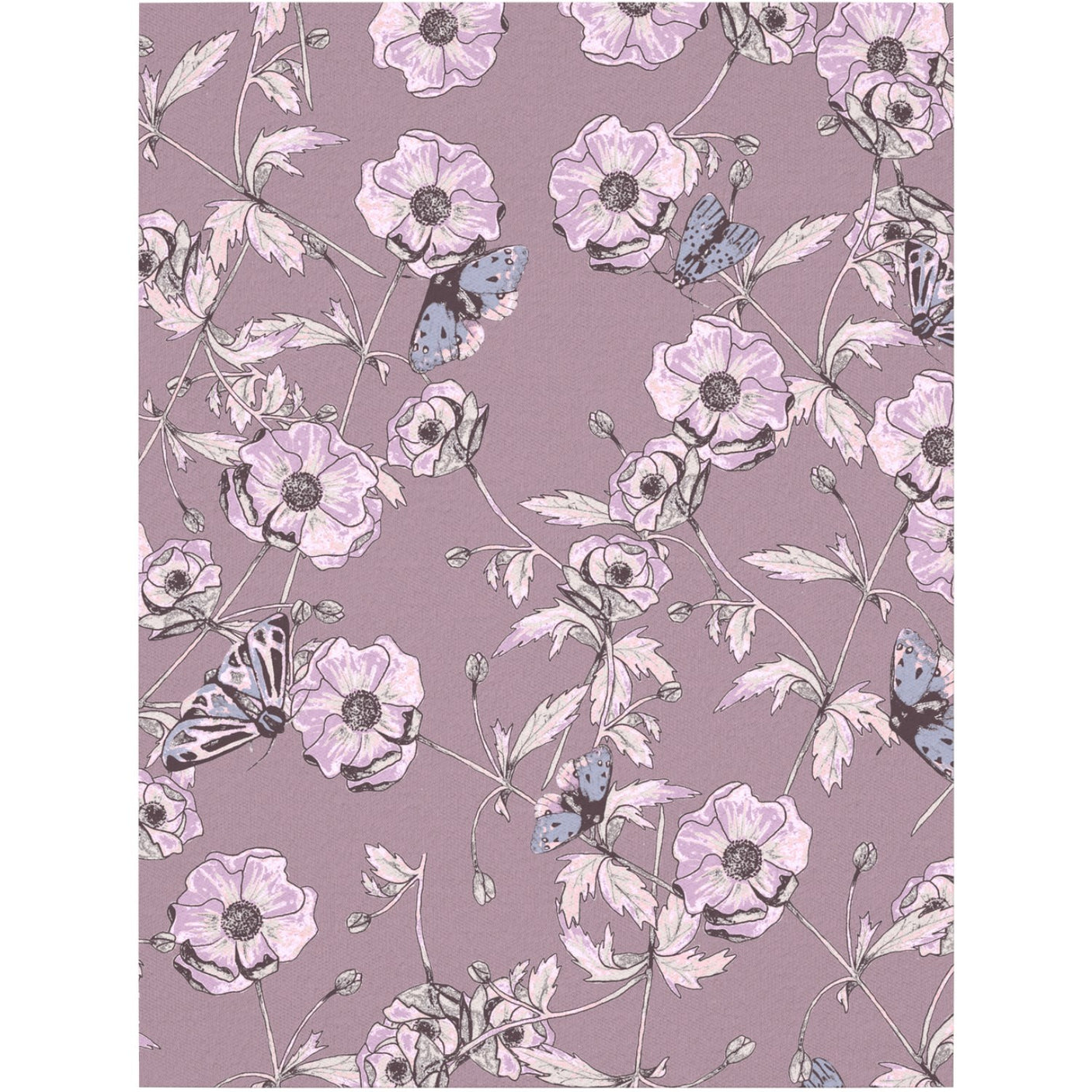 Name It Grape Shake Nightsuit 2-pack Zip Grape Flower Noos