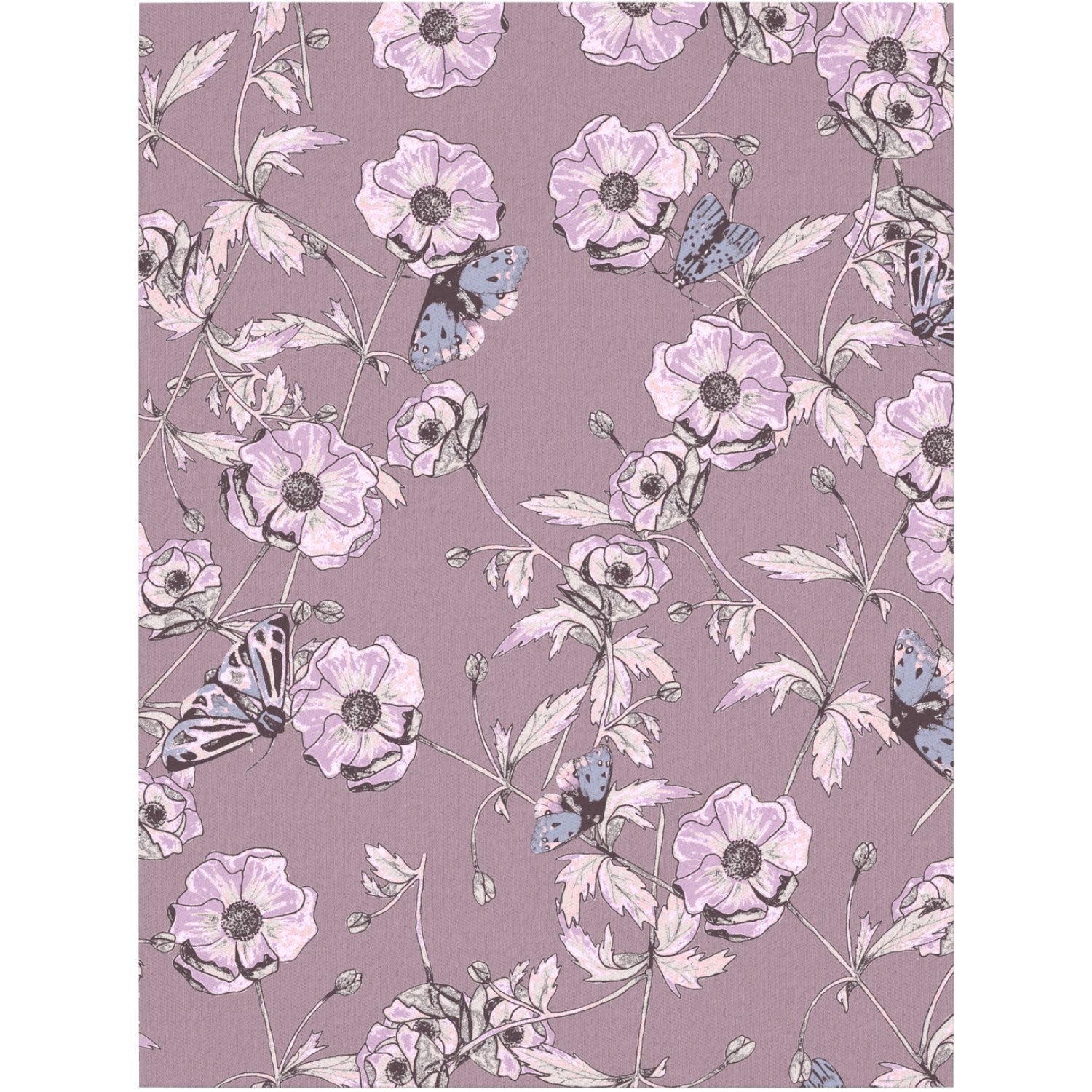 Name It Grape Shake Nightsuit 2-pack Zip Grape Flower Noos