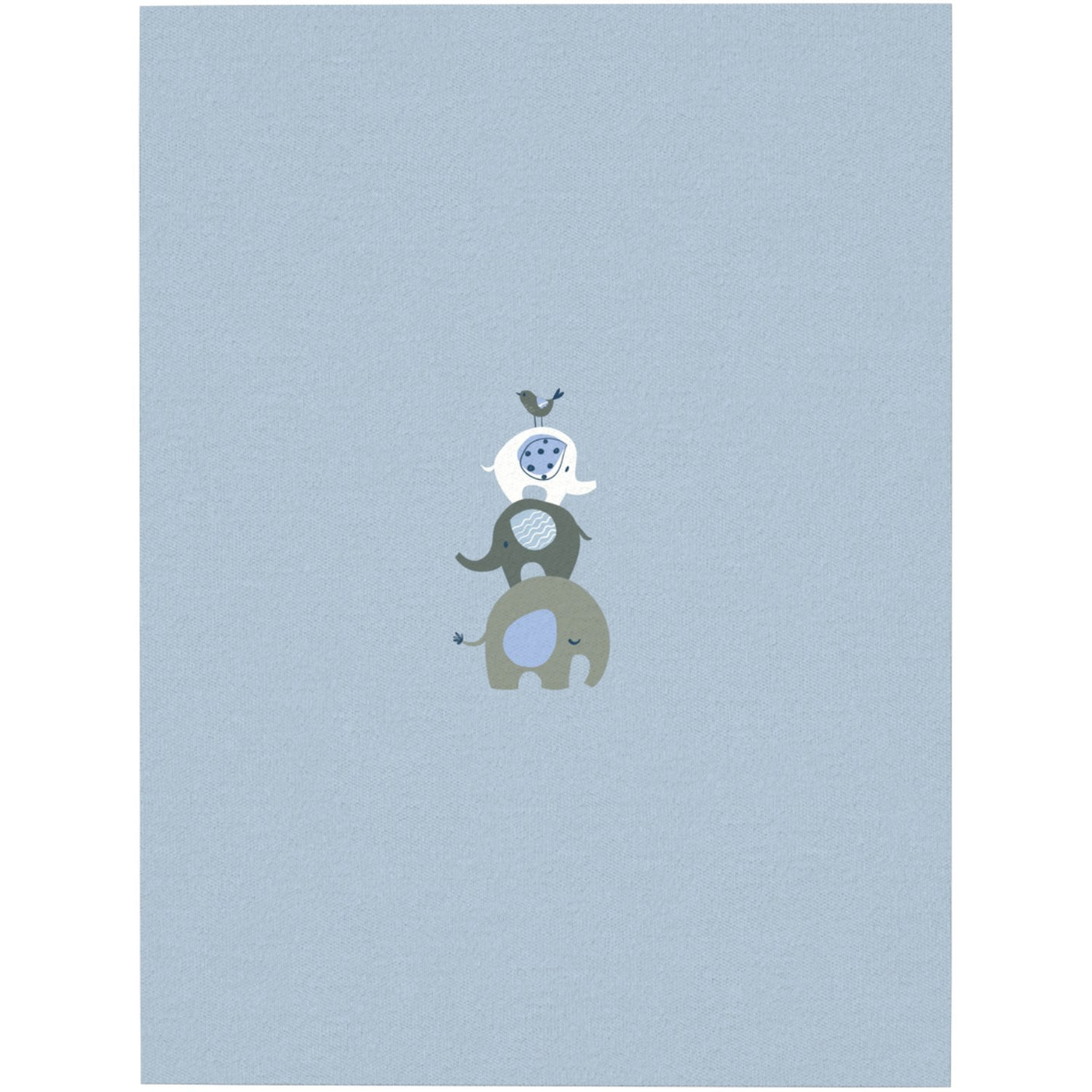 Name It Baby Blue Nightsuit 2-pack Zip Elephant Noos