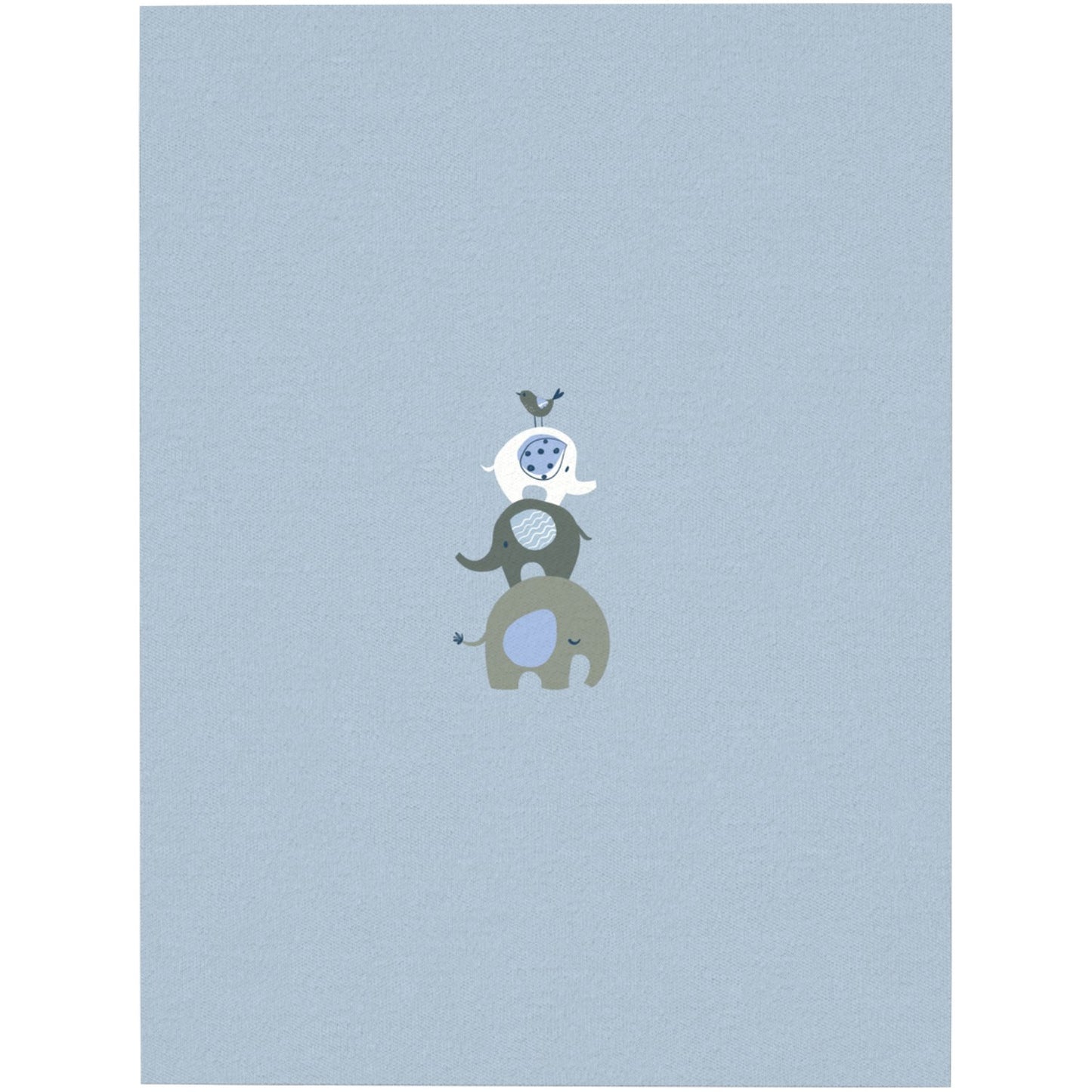 Name It Baby Blue Nightsuit 2-pack Zip Elephant Noos