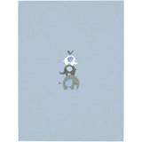 Name It Baby Blue Nightsuit 2-pack Zip Elephant Noos