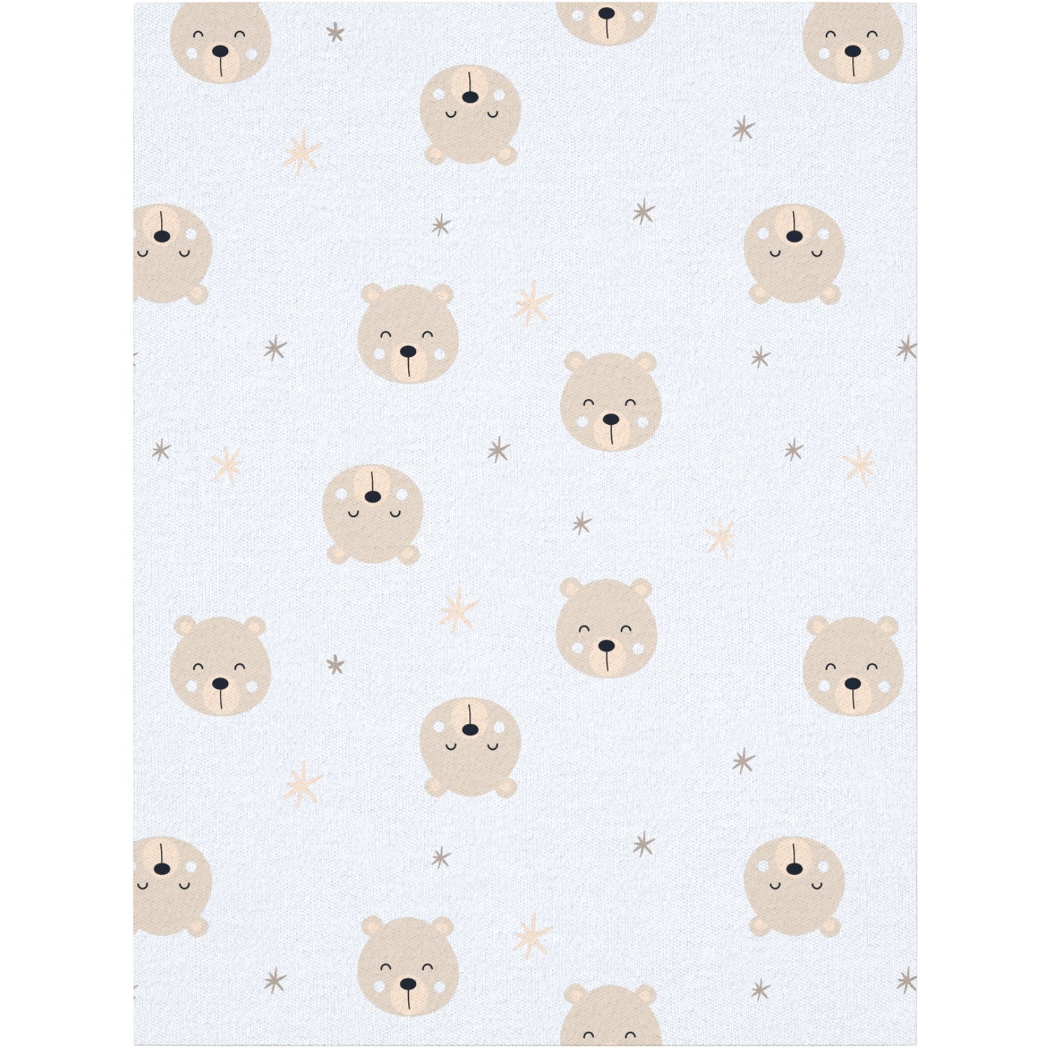 Name It Oxford Tan Nightsuit 2-pack Zip Oxford Bear Noos