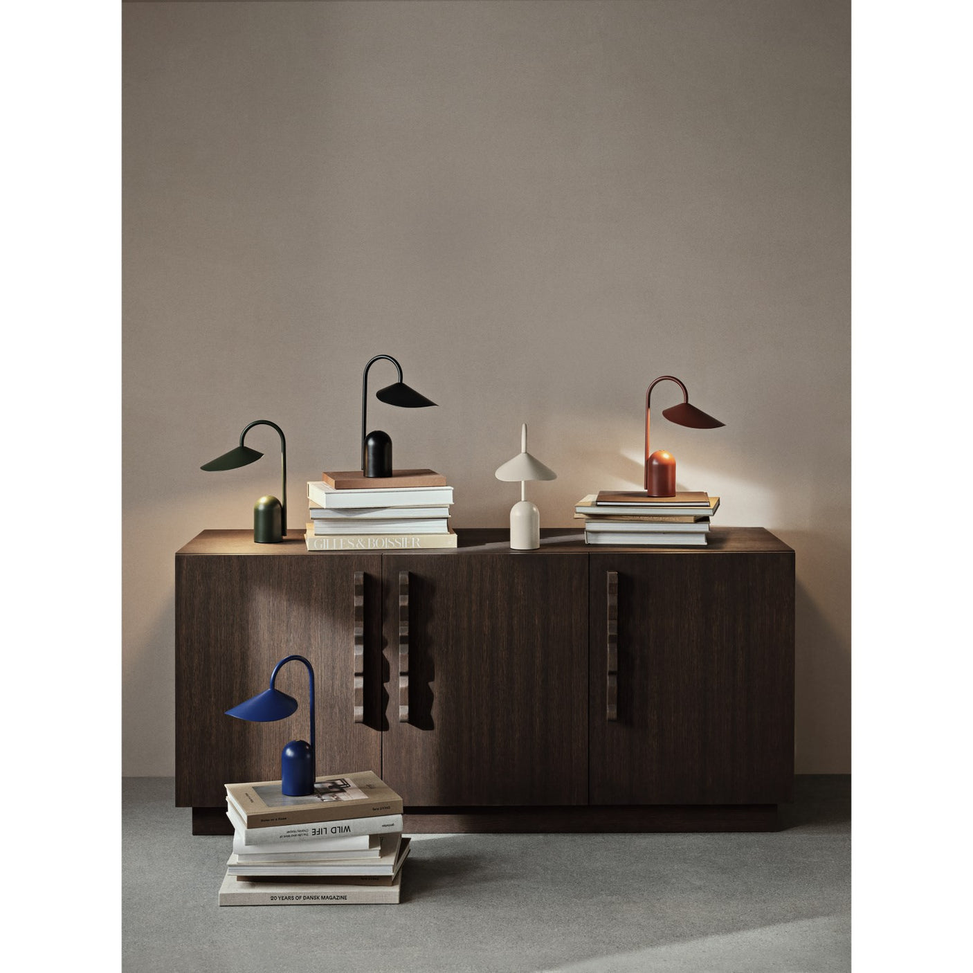 Ferm Living Bright Blue Arum Portable Lamp