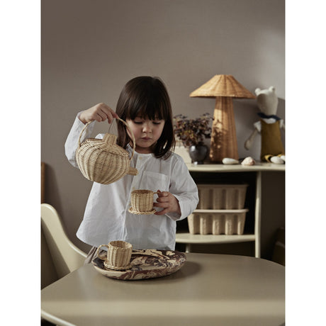 Ferm Living Natural Rattan Tea Set