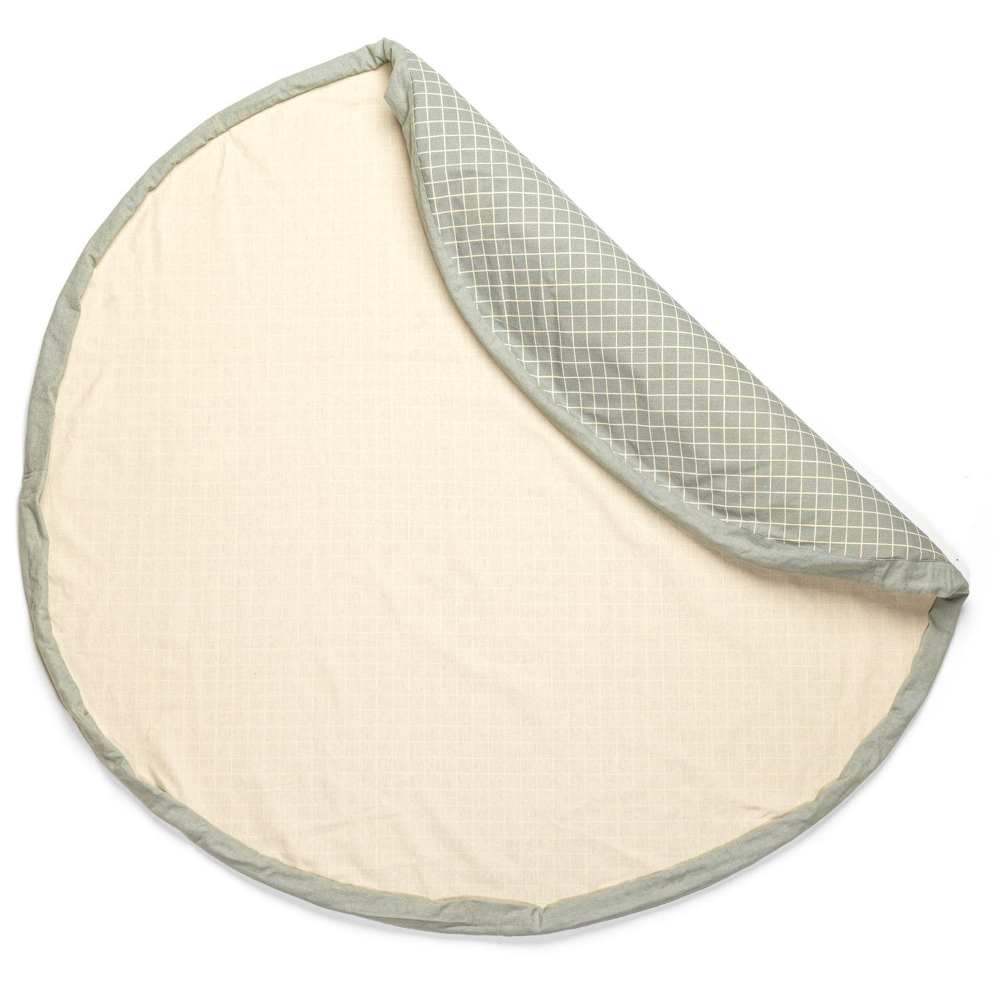Play&Go Organic Grid Green 2-in-1 Playmat