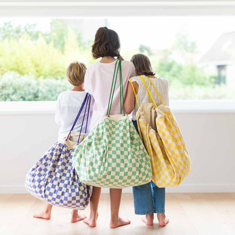 Play&Go Vichy Purple 2-in-1 Playmat