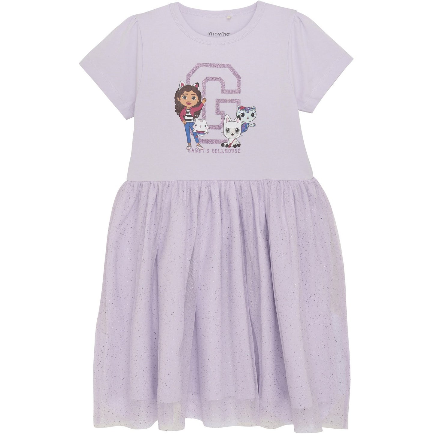 Minymo Orchid Petal Dress w. Tulle