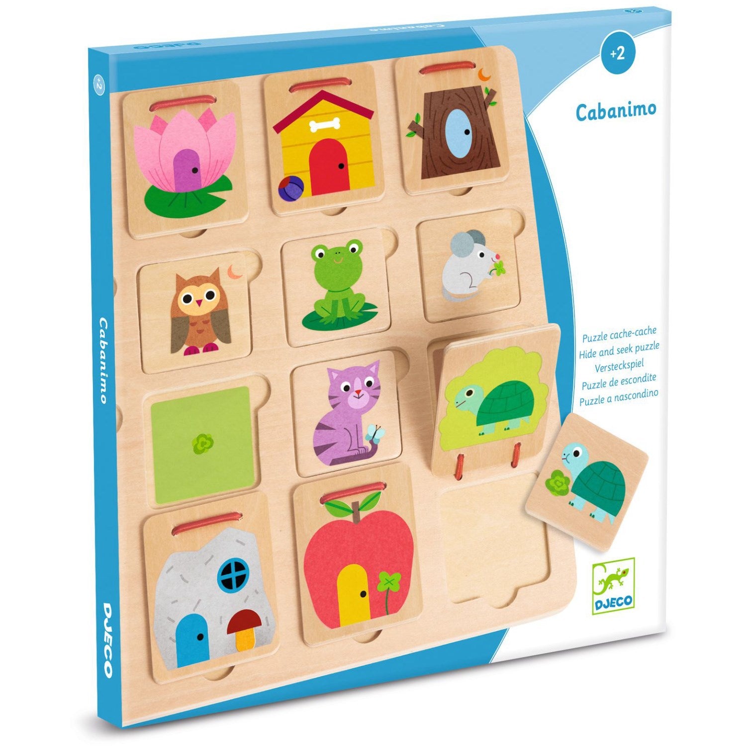 Djeco Educational Puzzle - Who Lives Where?