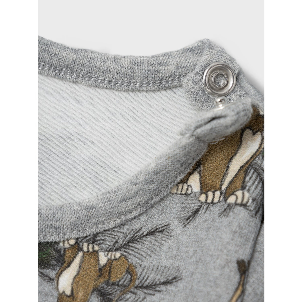 Name It Grey Melange Jebb Lion King Onesie