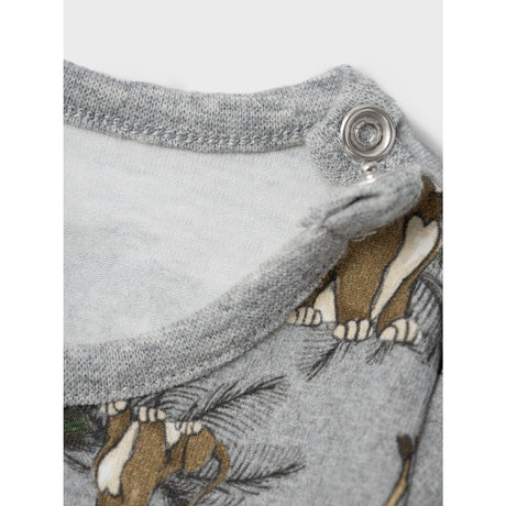 Name It Grey Melange Jebb Lion King Onesie