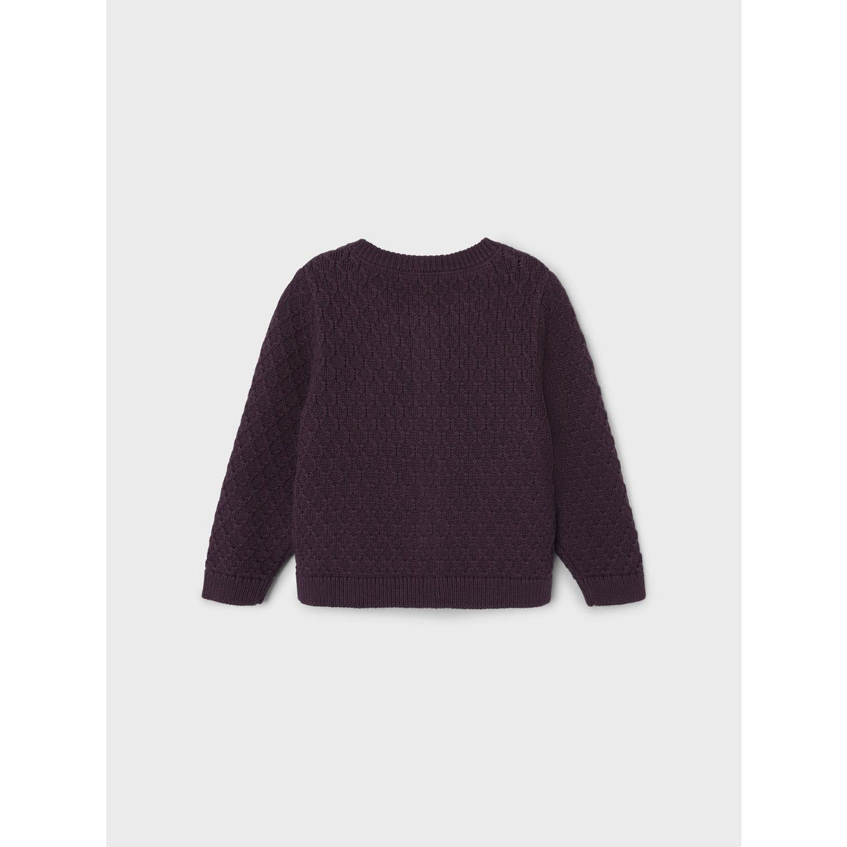 Name It Plum Perfect Lomille Knit Cardigan
