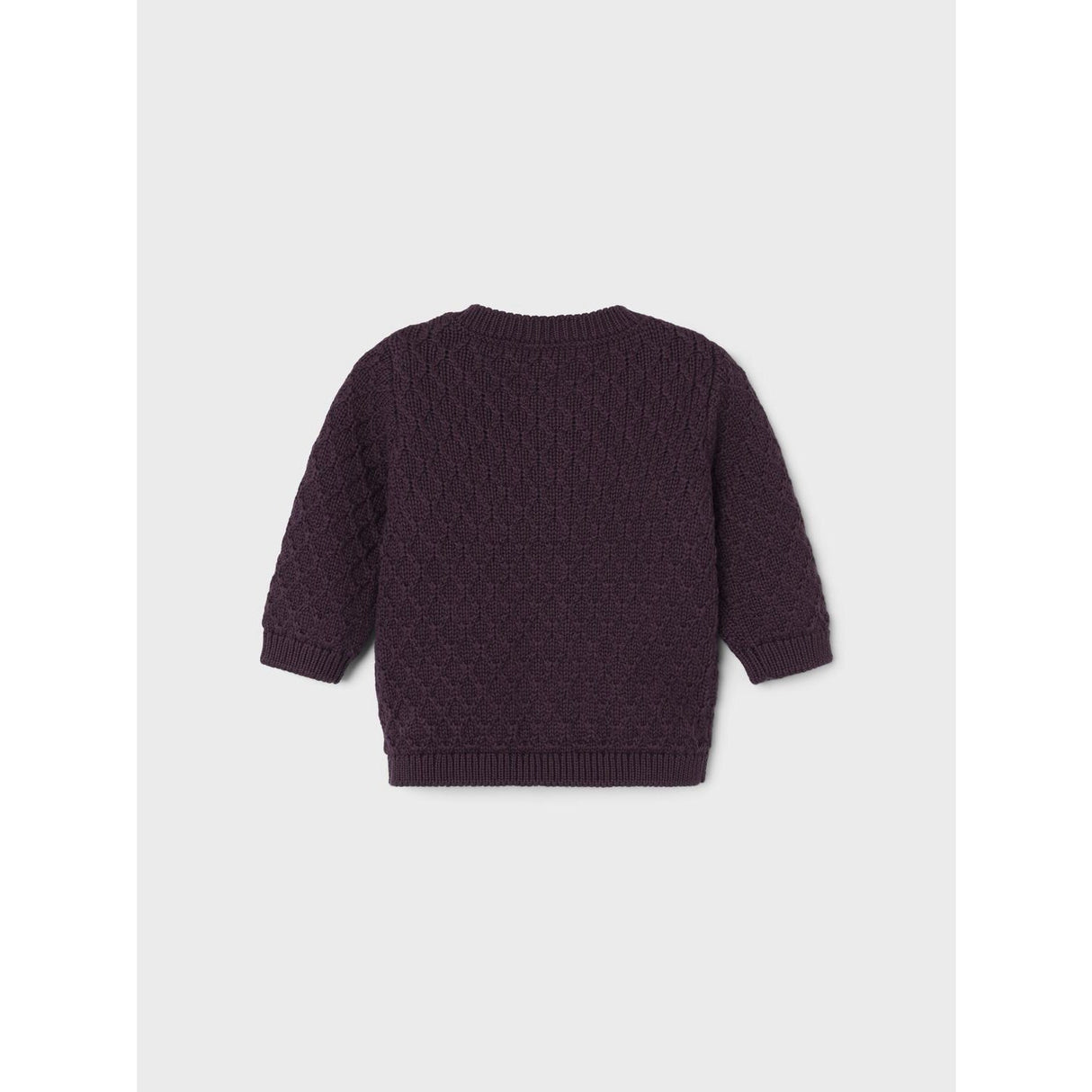 Name It Plum Perfect Lomille Knit Cardigan