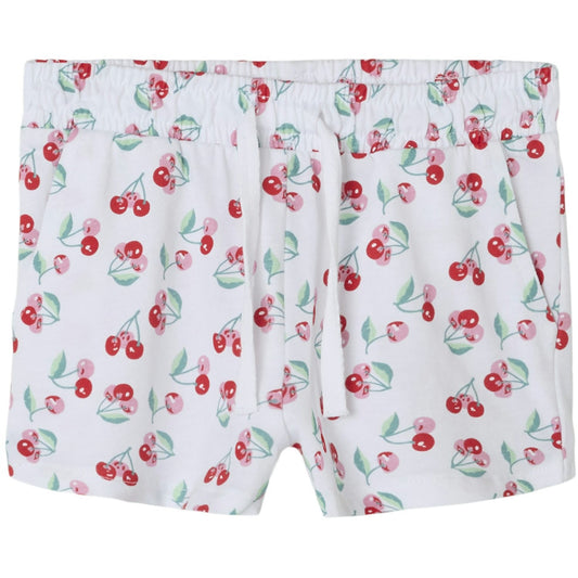 Name It Bright White Cherries Vigga Shorts Noos