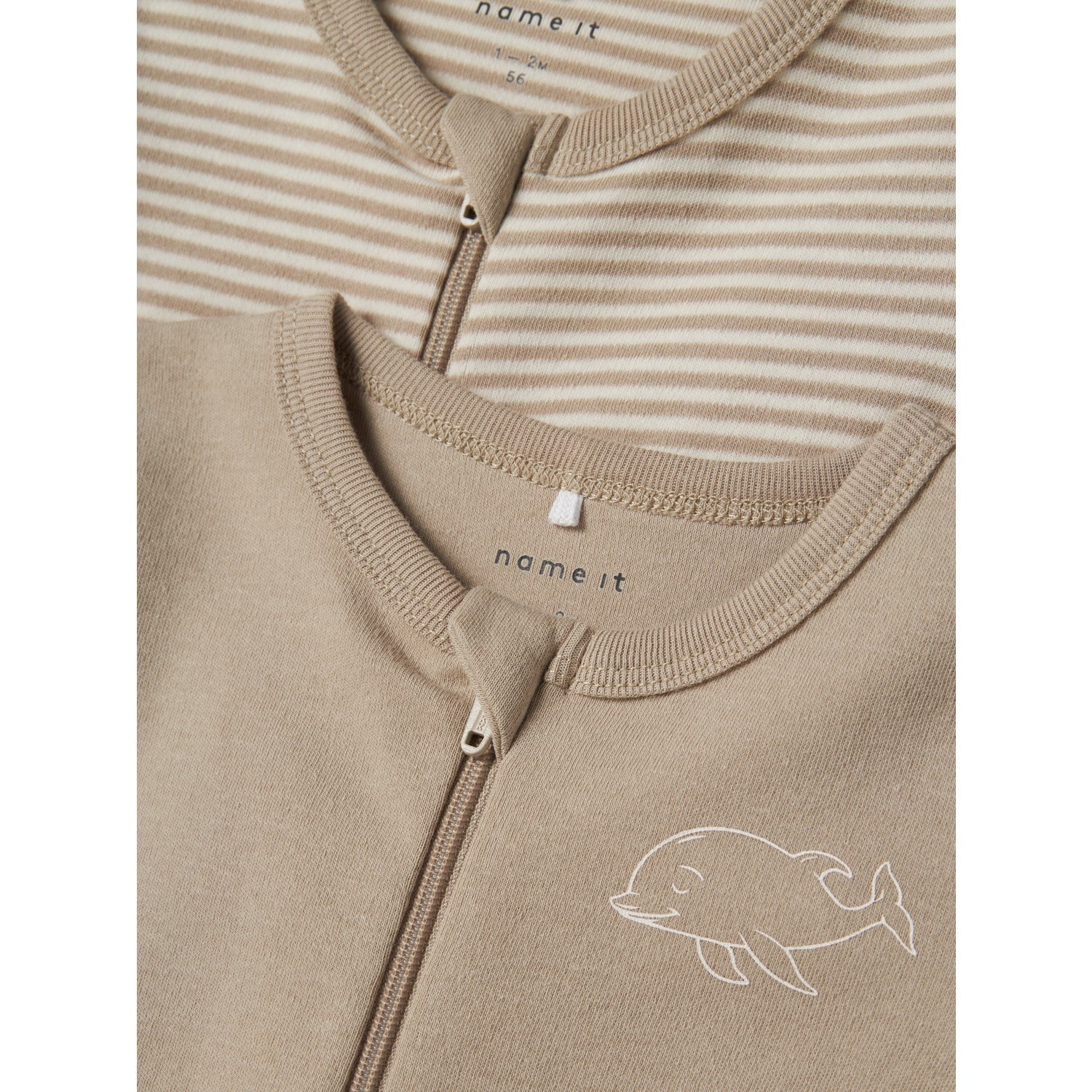 Name It Pure Cashmere Nightsuit 2-pack Zip Core 2 Noos