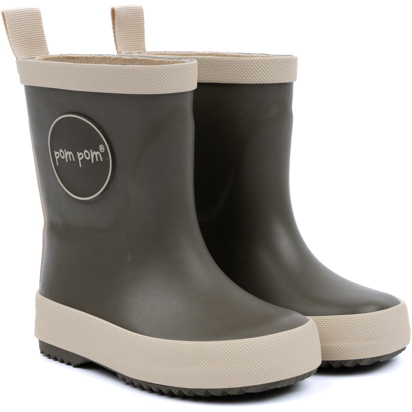 Pom Pom Rubber Boots Hunter Green