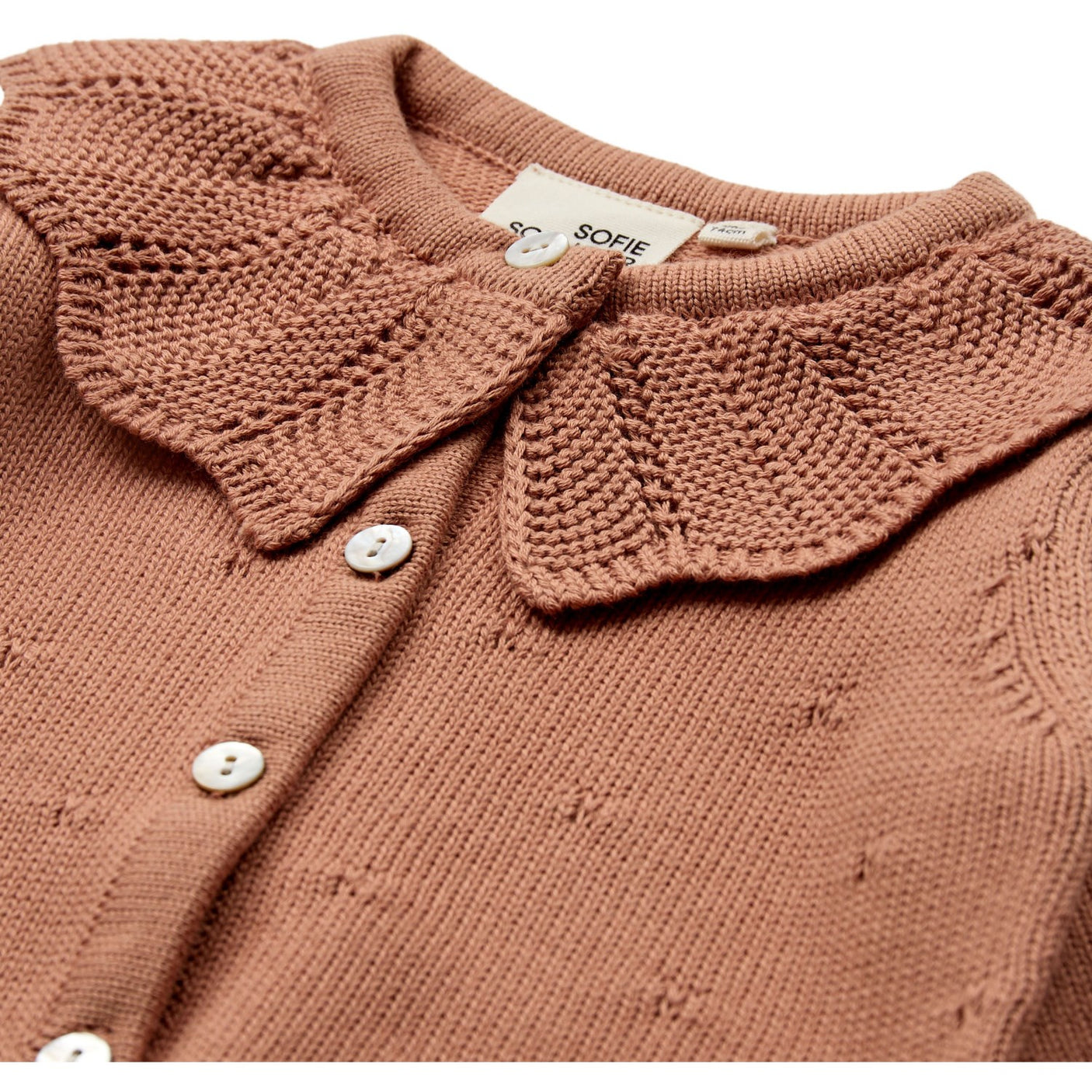 Sofie Schnoor Rosy Brown Cardigan