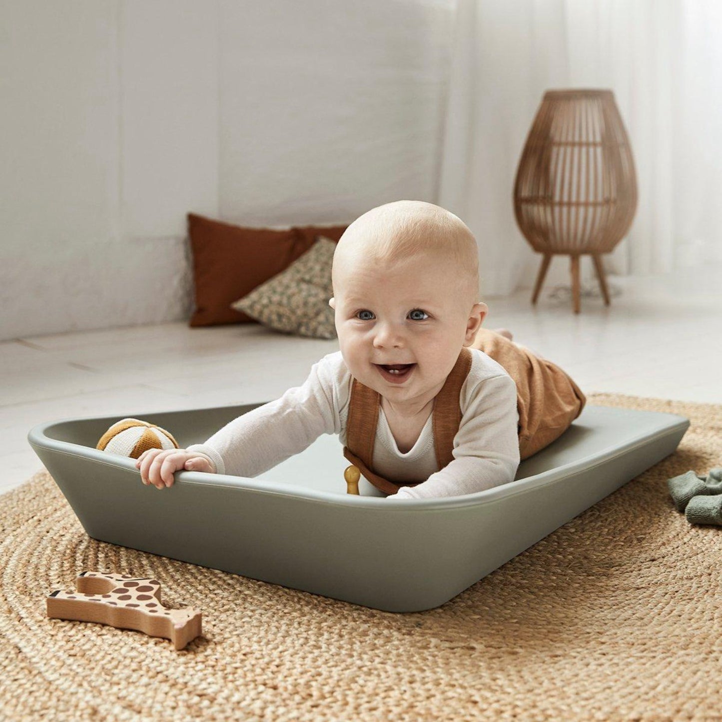 Leander Matty Changing Pad Sage Green