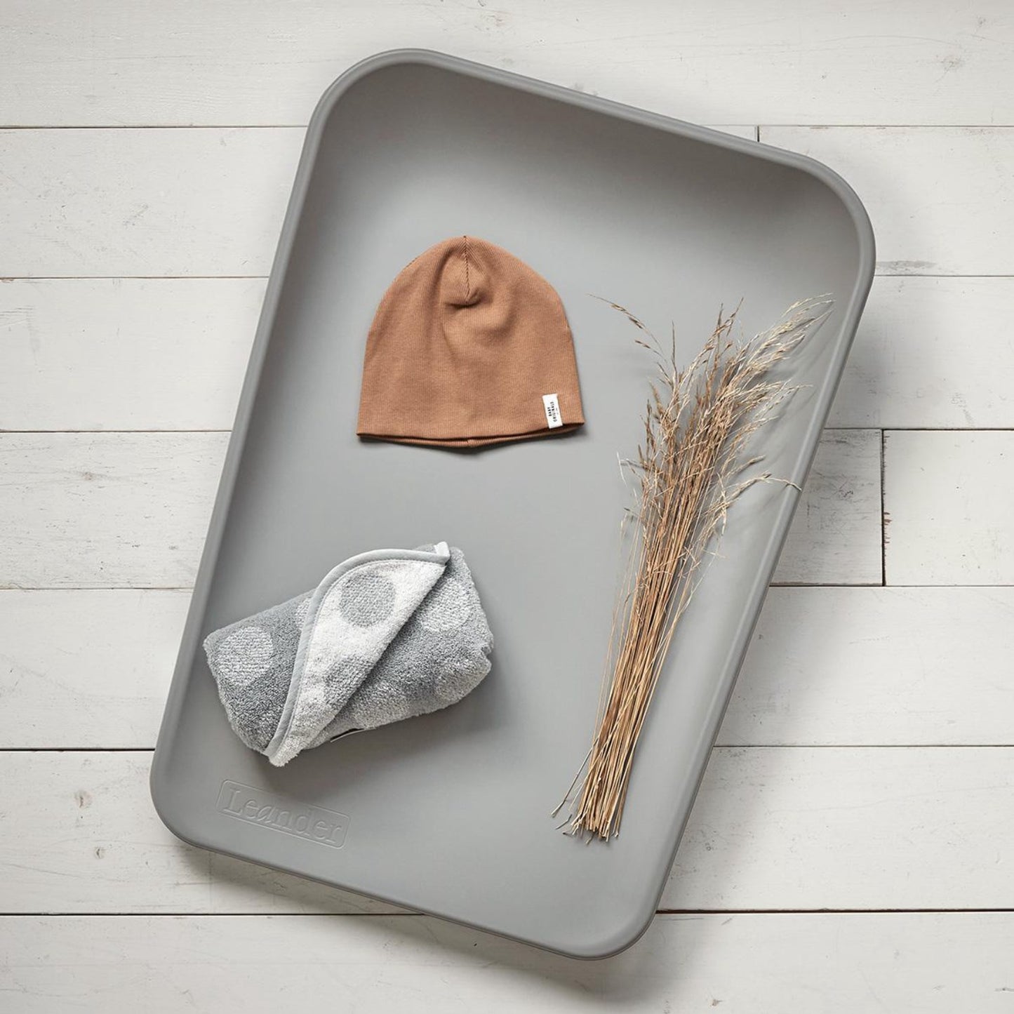 Leander Matty Changing Pad Pearl Grey