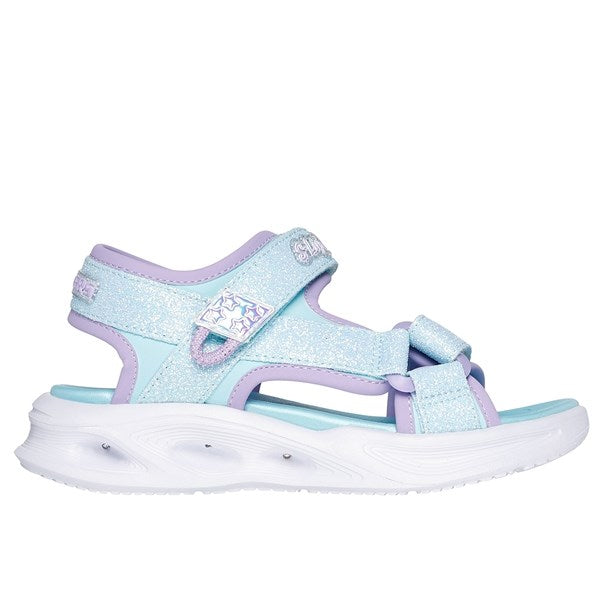 Skechers Sola Glow Sandal Light Blue Lavender