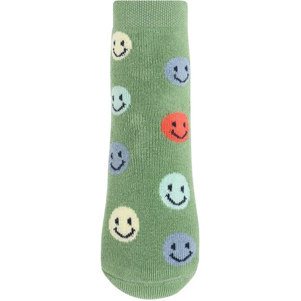 MELTON Smile Anti-Slip Socks Watercress