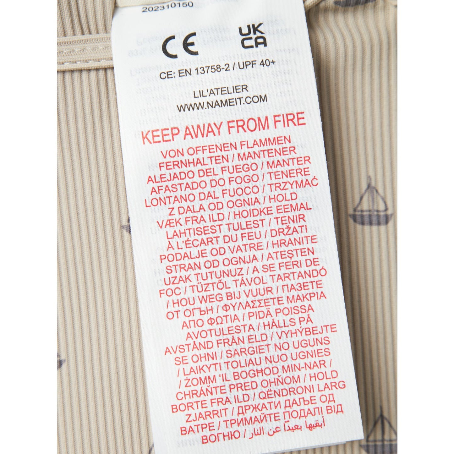 Lil'Atelier Pure Cashmere Farlo UV Swim Top