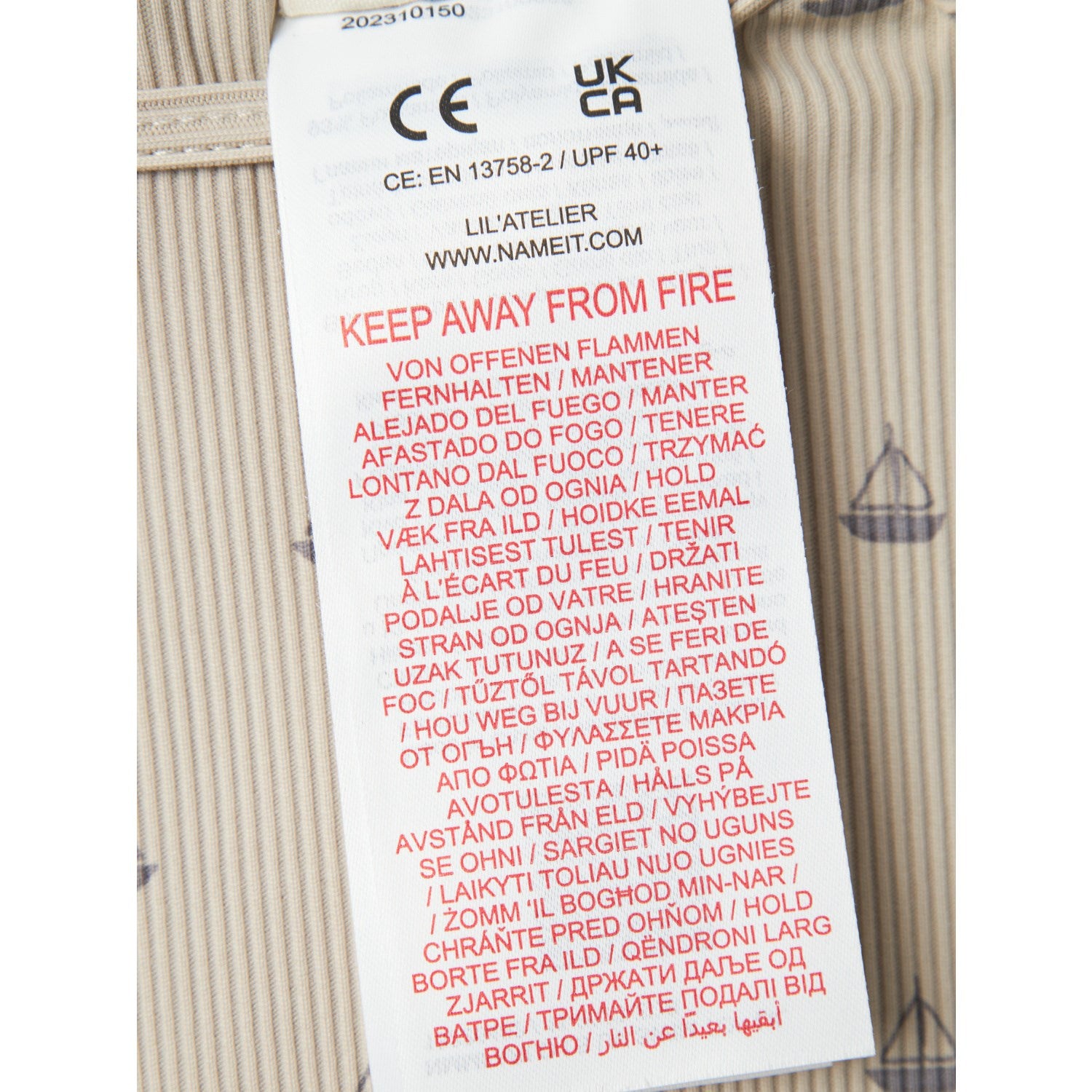 Lil'Atelier Pure Cashmere Farlo UV Swim Top