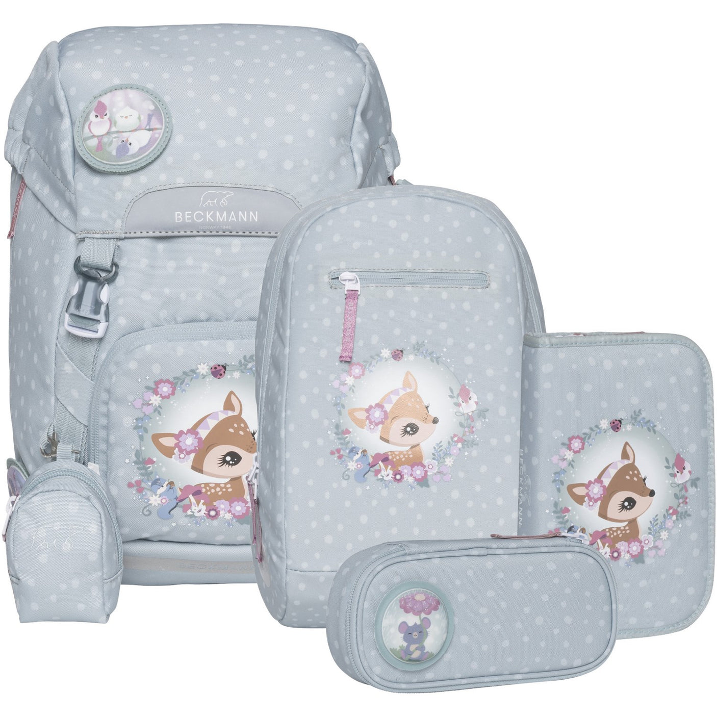 Beckmann Classic 6 pcs set Forest Deer Dusty Mint