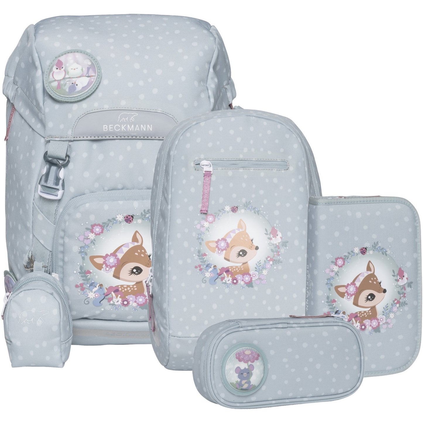 Beckmann Classic 6 pcs set Forest Deer Dusty Mint