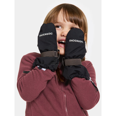 Didriksons Black Biggles Zip Mitten 7