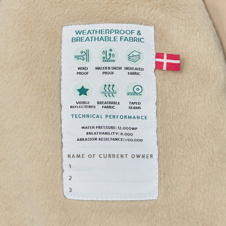 Mini A ture Savannah tan Fleece Lined Snowsuit
