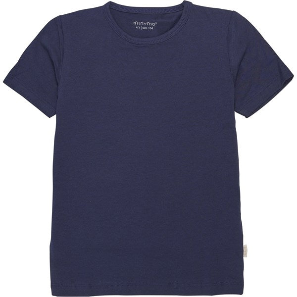 Minymo Dark Navy T-shirts Basis 32 2-pack