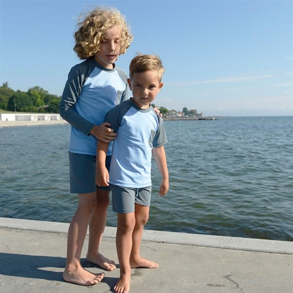 Petit Crabe Breeze/Coal Raglan UV Shirt 2